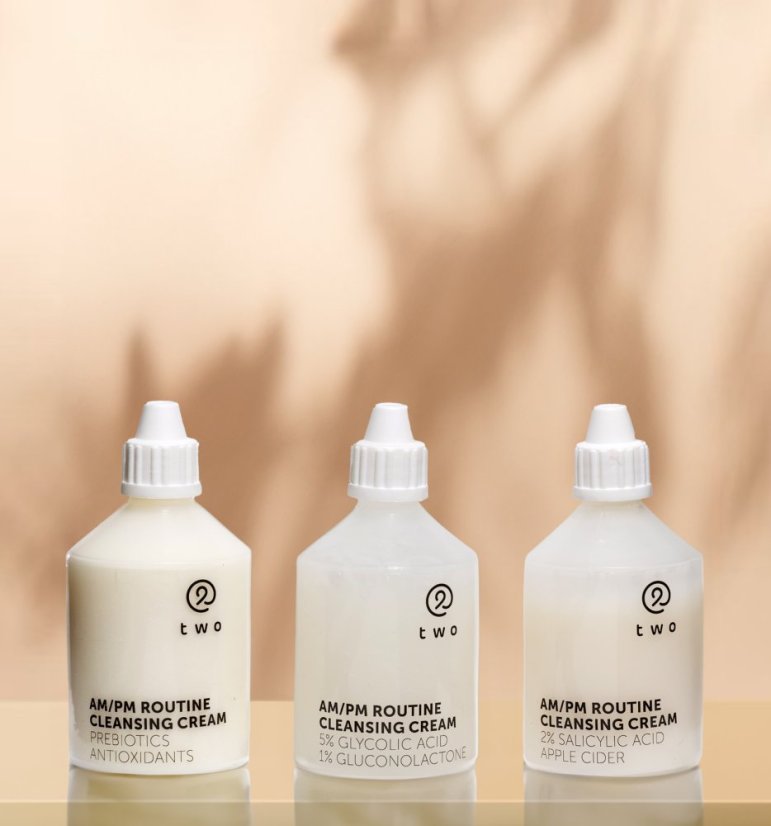 two cosmetics AM/PM ROUTINE CLEANSING GEL/CREAM 50ml two cosmetics AM/PM ROUTINE CLEANSING GEL/CREAM 50ml